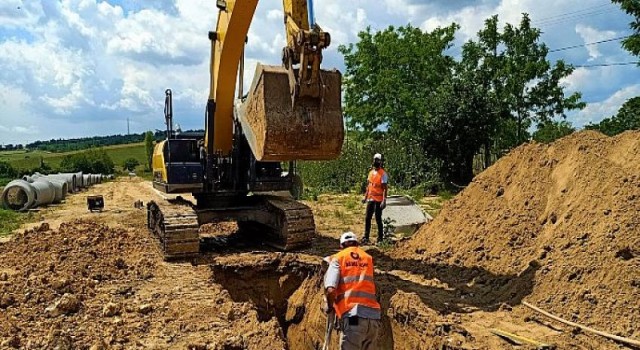 Alternatif yola 1.5 km’lik yağmur suyu hattı!