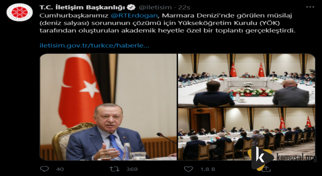 Erdoğan Akademik Heyetle Özel Toplantıda