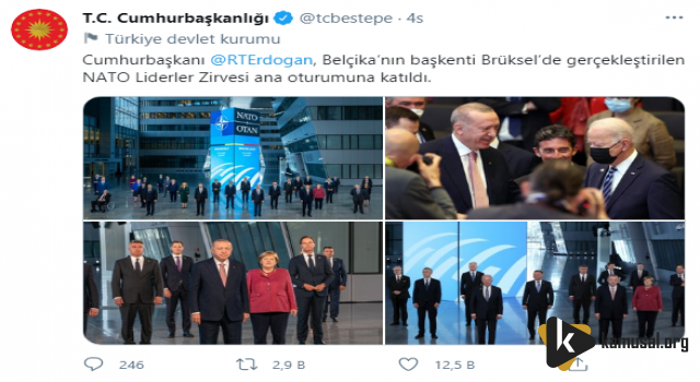 Erdoğan NATO Zirvesinde