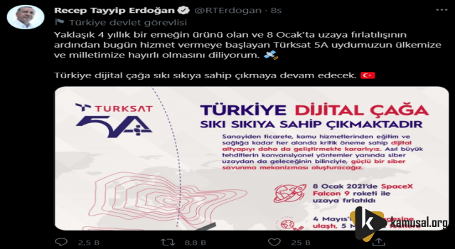 Türkiye Dijital Çağa Sıkı Sıkıya Sahip Çıkmaktadır