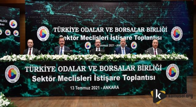 Bakan Muş, TOBB Türkiye Sektör Meclisleri İstişare Toplantısı'nda konuştu