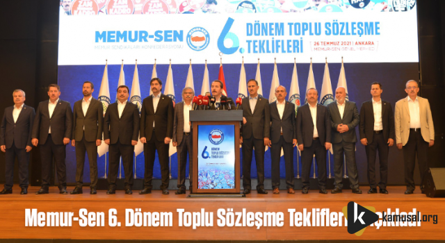 Memur-Sen 6. Dönem Toplu Sözleşme Tekliflerini Açıkladı