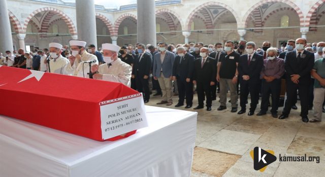 Şehit Polis Memuru Serhan Alışkan Son Yolculuğuna Uğurlandı