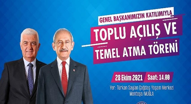 Kılıçdaroğlu, Büyükşehir Yatırımları İçin Muğla’ya Geliyor