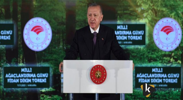 CUMHURBAŞKANI ERDOĞAN ÖĞRETMENLER GÜNÜ İÇİN FİDAN BAĞIŞ KAMPANYASI BAŞLATILDIĞINI DUYURDU