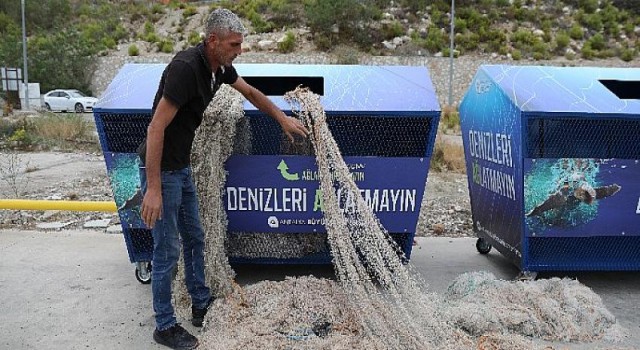 Hayalet ağlar konteynırlarda toplanacak “Denizleri Ağlatmayın “