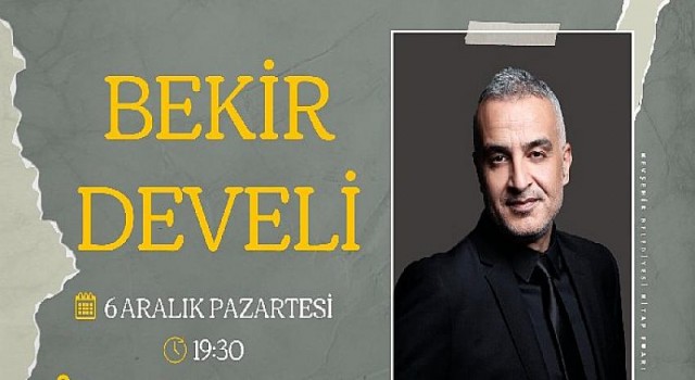 Bekir Develi Nevşehir Belediyesi Kitap Fuarı’nın konuğu oluyor