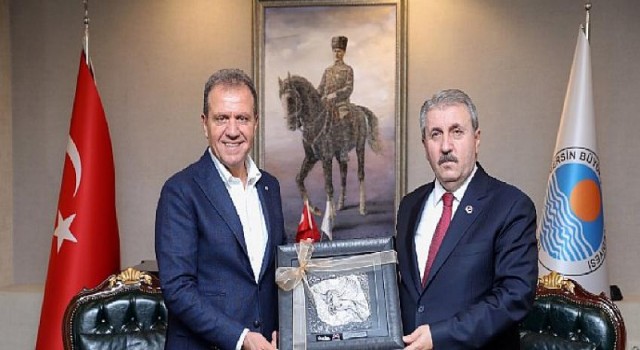 Büyük Birlik Partisi Genel Başkanı Mustafa Destici’den Başkan Vahap Seçer’e Ziyaret