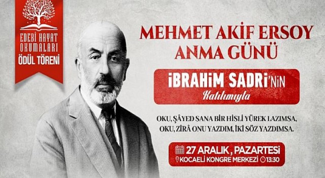 Büyükşehir, İstiklal Marşı Şairi Mehmet Akif Ersoy’u anacak