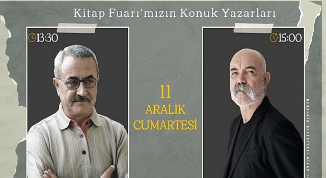 Ercan Kesal ve Şükrü Erbaş 11 Aralık Cumartesi Nevşehir Belediyesi Kitap Fuarı’nda