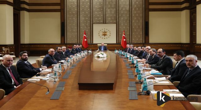 Erdoğan, Libya Temsilciler Meclisi Başkanvekili El-Nuveyri'yi Kabul Etti