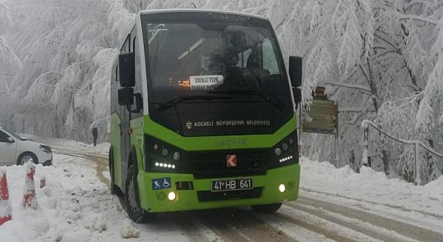 Kar, kış demeden ulaşıma aralıksız devam