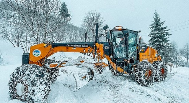 Büyükşehir kar mesaisinde: 24 saatlik rapor açıklandı