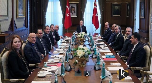 Cumhurbaşkanı Erdoğan, Bakan Bilgin ve Hak-İş Heyetini Kabul Etti