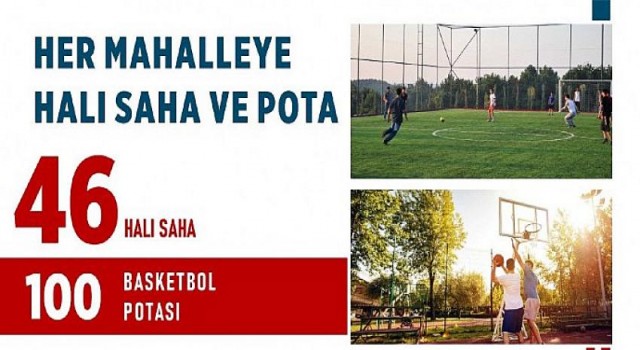 Kahramanmaraş’ta Her Mahalleye Halı Saha ve Pota