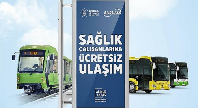 Sağlıkçılara ulaşım ücretsiz