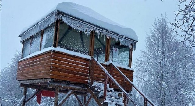 Samanlı Dağları’nda eşsiz tablo