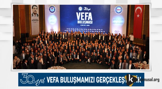 Eğitim-Bir-Sen 30. Yıl Vefa Buluşması Gerçekleştirdi