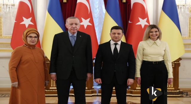 Erdoğan, Ukrayna Devlet Başkanı Zelenskiy ile Bir Araya Geldi