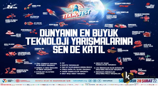 Teknofest 2022 Teknoloji Yarışmaları Başvuruları Başladı!