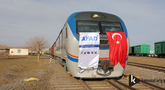 Türkiye'den Uzanan Yardım Eli 'İyilik Treni' Afganistan'a Ulaştı