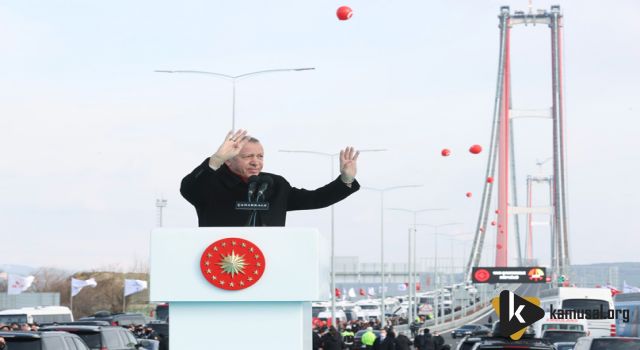 Erdoğan, 1915 Çanakkale Köprüsü’nün Açılışını Yaptı