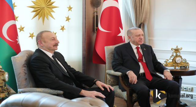 Erdoğan, Azerbaycan Cumhurbaşkanı Aliyev ile Görüştü