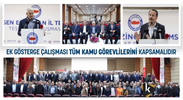 Ek Gösterge Çalışması Tüm Kamu Görevlilerini Kapsamalıdır