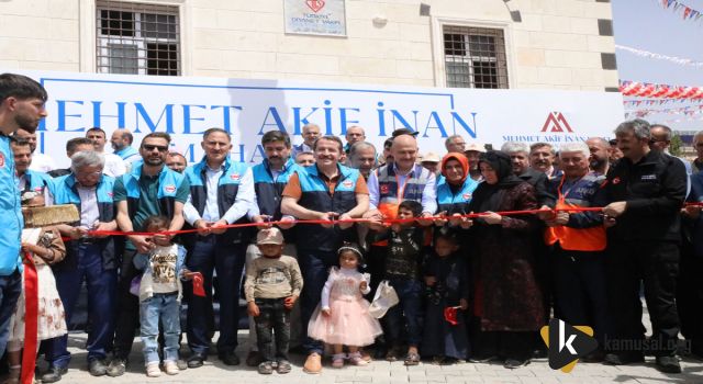 İdlib’de Mehmet Akif İnan Mahallesi açıldı