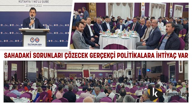 Sahadaki Sorunları Çözecek Gerçekçi Politikalara İhtiyaç Var