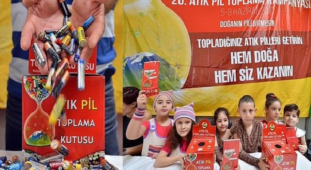 ”Sıfır atık” için piller geri dönüşüyor