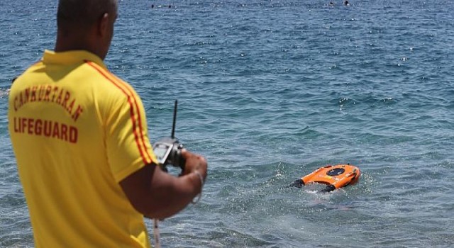 İnsansız cankurtaran robotuyla hızlı müdahale