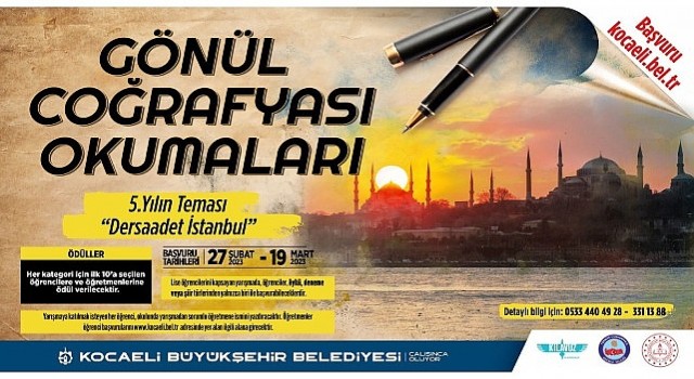 Gençlere Gönül Coğrafyası Okumalarına davet