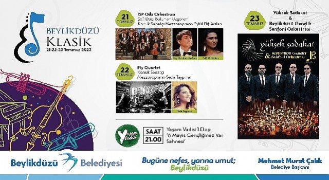 8. Beylikdüzü Klasik Müzik Günleri başlıyor