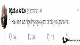 Asiltürk'ten Kongre Çağrısı