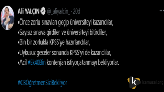 Eğitim-Bir-Sen'den Atanamayan Öğretmenlere Destek