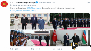 Erdoğan Şuşa'da