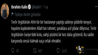 Kalın'dan Afrin Saldırısına Tepki