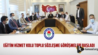 Eğitim hizmet kolu toplu sözleşme görüşmeleri başladı