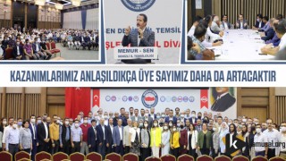 Yalçın; Kazanımlarımız Anlaşıldıkça Üye Sayımız Daha da Artacaktır