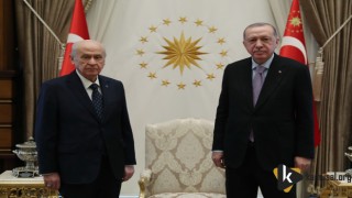 Cumhurbaşkanı Erdoğan, MHP Genel Başkanı Bahçeli’yi kabul etti