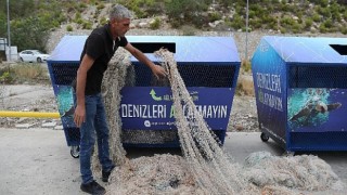 Hayalet ağlar konteynırlarda toplanacak “Denizleri Ağlatmayın “