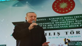 Cumhurbaşkanı Erdoğan, Karaman’da Toplu Açılış Töreninde Konuştu