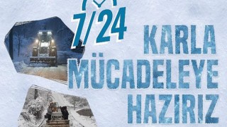 Gölcük Belediyesi Ekipleri Karla Mücadeleye Hazır