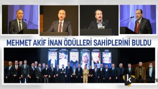 Mehmet Akif İnan Ödülleri Sahiplerini Buldu