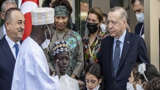 Cumhurbaşkanı Erdoğan, Türkiye’nin Dakar Büyükelçiliği kançılarya binasının açılışını gerçekleştirdi