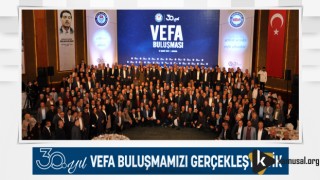 Eğitim-Bir-Sen 30. Yıl Vefa Buluşması Gerçekleştirdi