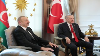 Erdoğan, Azerbaycan Cumhurbaşkanı Aliyev ile Görüştü