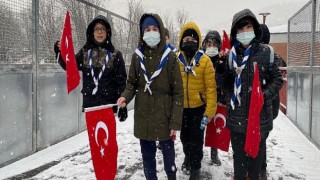 İzcilerden Çanakkale Şehitleri Saygı Yürüyüşü