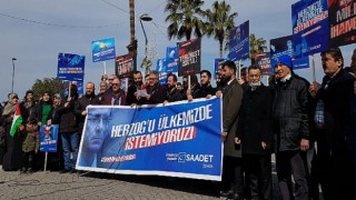 Saadet Partisi’nden Herzog protestosu